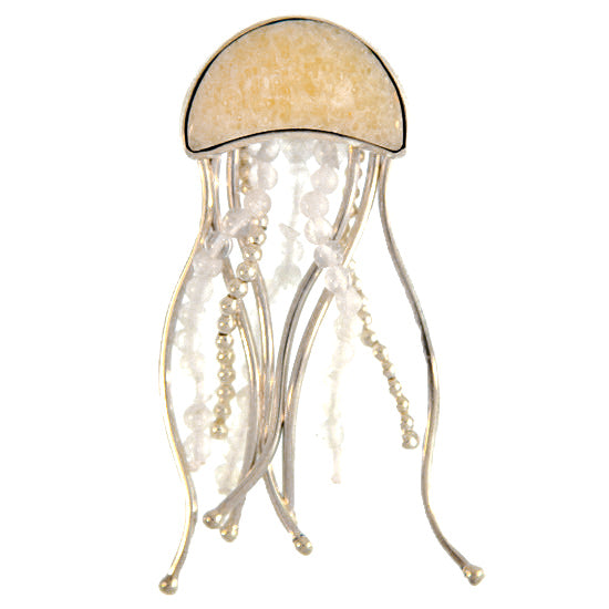 Jellyfish Pendant, Sterling