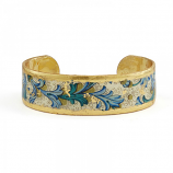 "Blue Firenze" .75" Cuff Bracelet by Evocateur