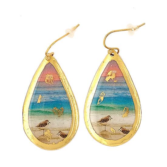 Sanibel Sunset Teardrop Earrings, Medium