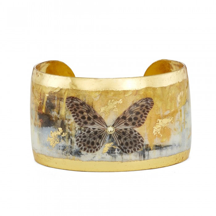 &quot;Gold Rush Butterfly&quot; Cuff by Evocateur