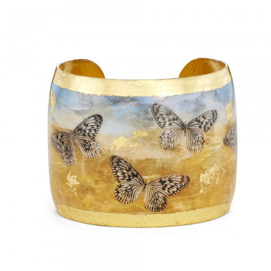 "Gold on the Horizon" Butterfly Cuff 2"