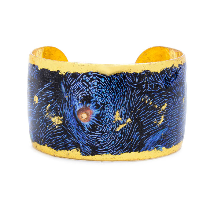 Cuff Bracelet by Evocateur &quot;Blue Clam&quot;