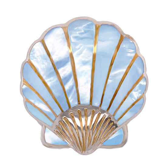 Sterling Scallop Shell Pendant