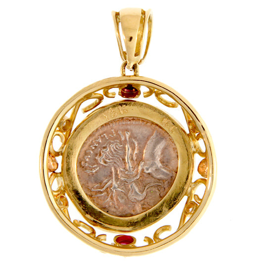 Ancient Roman Republic AR Denarius - Medusa