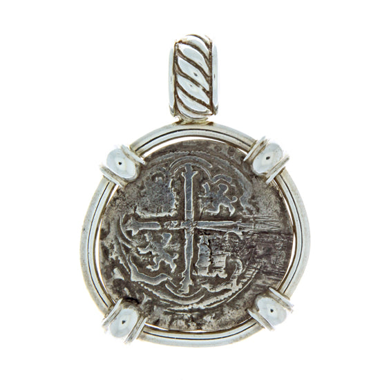 Spanish 1 Reale Cob Coin Pendant