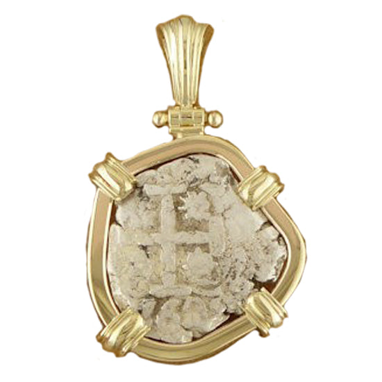 Atocha Jewelry - Medium Pieces of 8 Silver Coin Pendant - Virtual Treasure  Chest