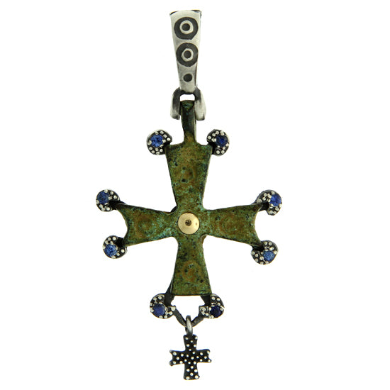 Ancient Byzantine Bronze Cross