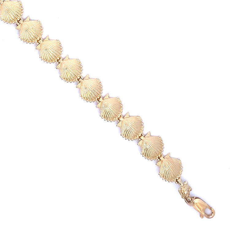Seashell Bracelet, 14Kt