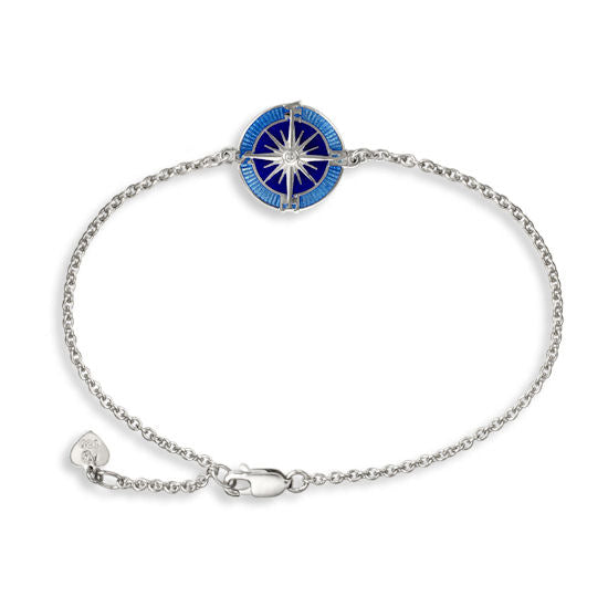Sterling Compass Rose Bracelet