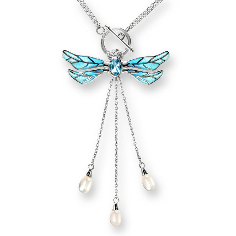 Sterling Dragonfly Necklace