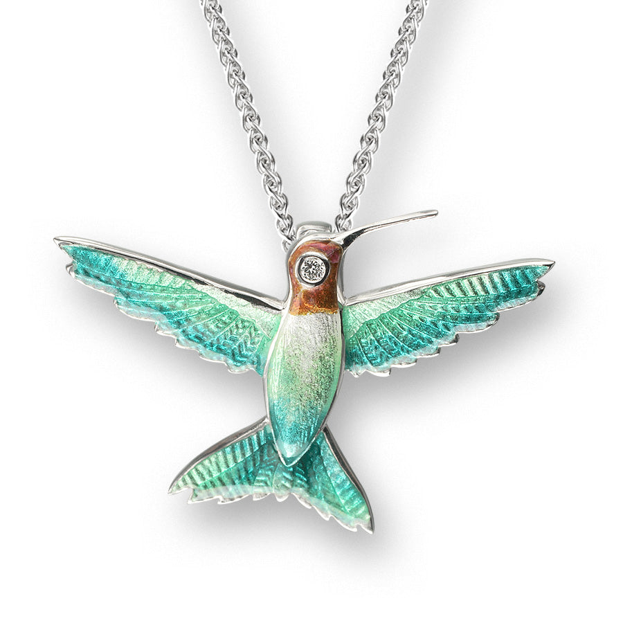 Sterling Hummingbird Necklace