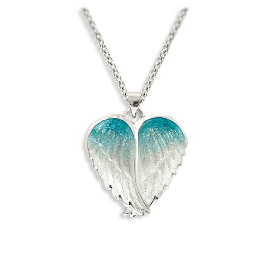 Sterling Angel Wings Necklace