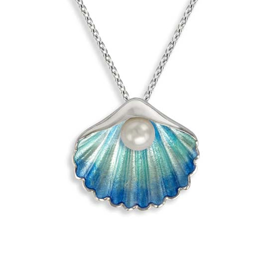 Sterling Scallop Necklace