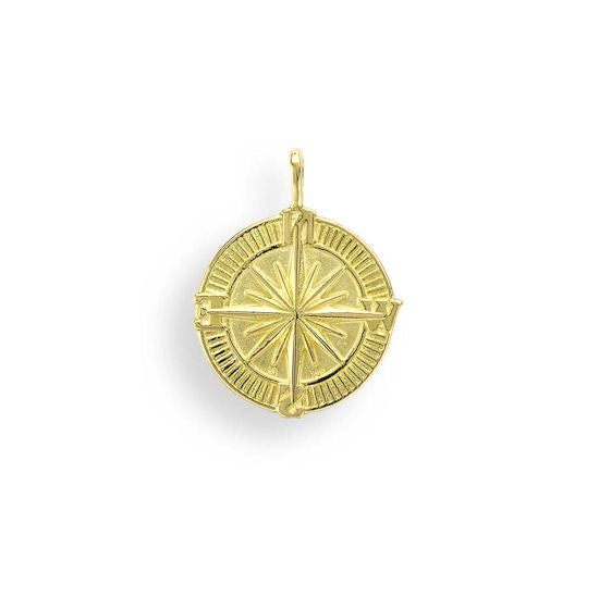 Compass Rose Pendant 18kt Cedar Chest Sanibel 0178