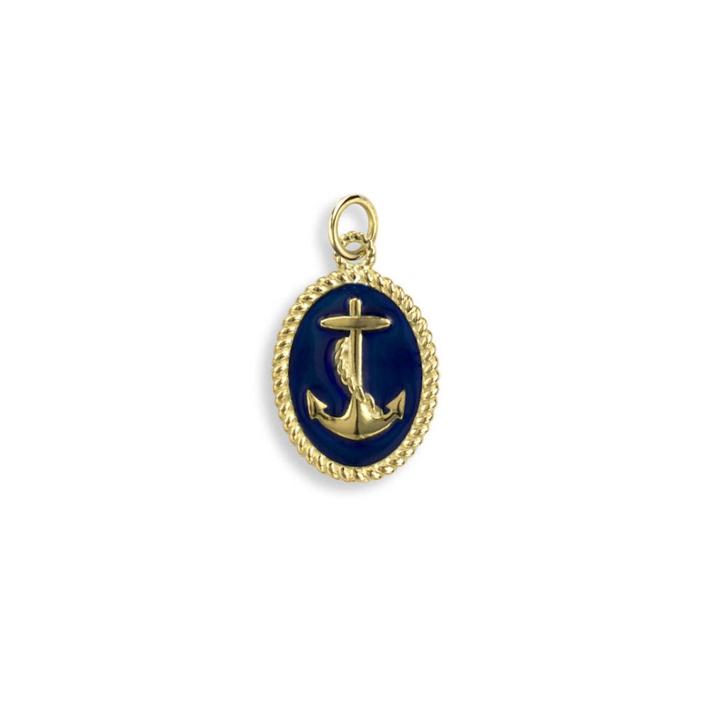 18kt shops gold Anchor pendant/charm