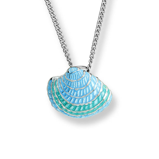 Clam Shell Necklace, Sterling