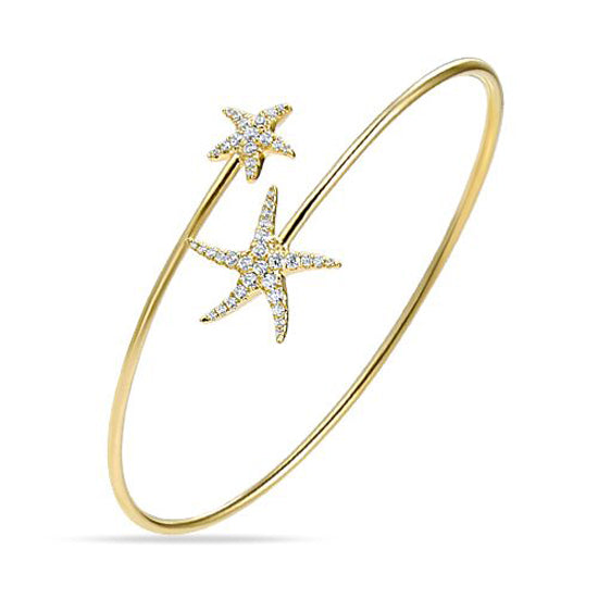 Starfish Bracelet with Diamonds