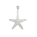 Starfish Pendant, Sterling