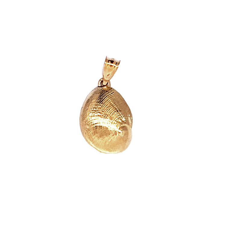 Baby&#39;s Ear Shell Pendant, Small, 14Kt