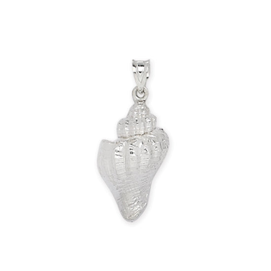 Sterling King&#39;s Crown Shell Pendant