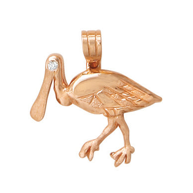 Roseate Spoonbill 14Kt Pink Gold