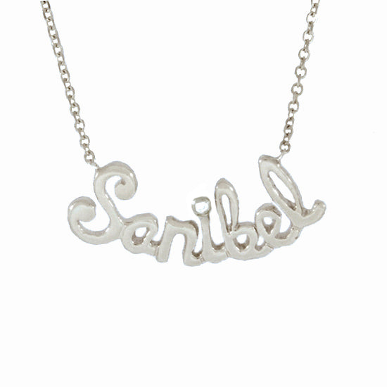 14Kt White Gold Sanibel Necklace with Diamond