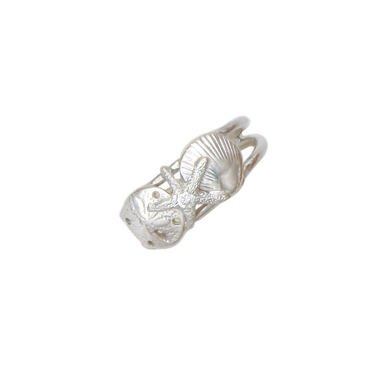 Three Shell Ring, 14Kt