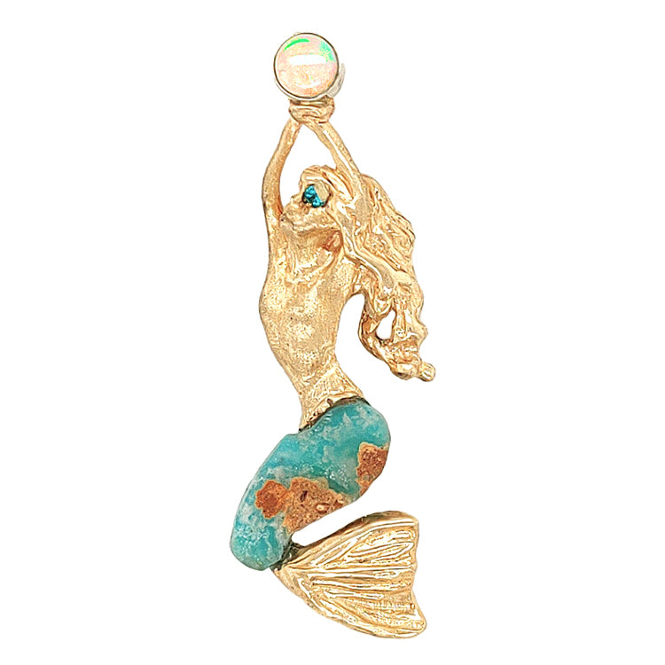 Buy Little Mermaid Necklace Polymer Clay Jewelry Cute Mermaid Jewellery  Online in India - Etsy